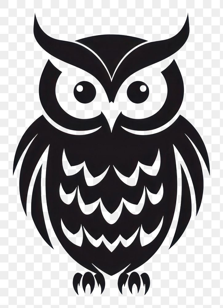 PNG Owl bird Silhouette clip art animal logo owl.