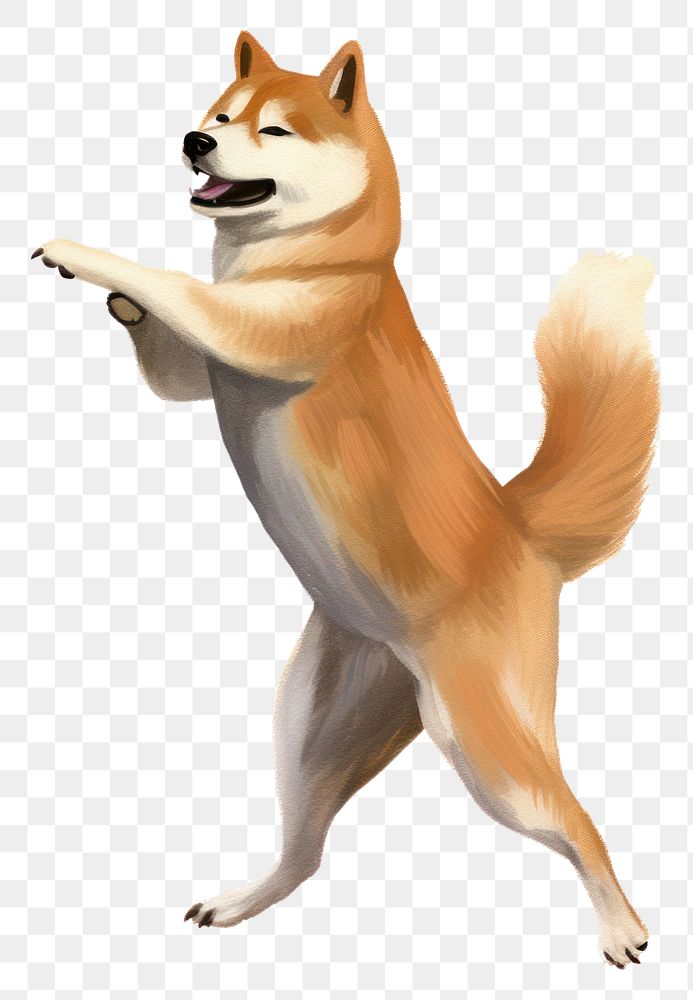 PNG Shiba dog inu mammal animal pet.