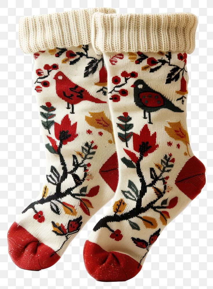 PNG Christmas sock rowanberry clothing festival.