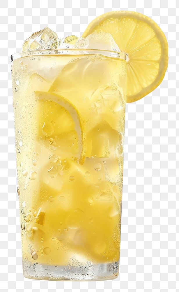 PNG Lemonade drink fruit white background