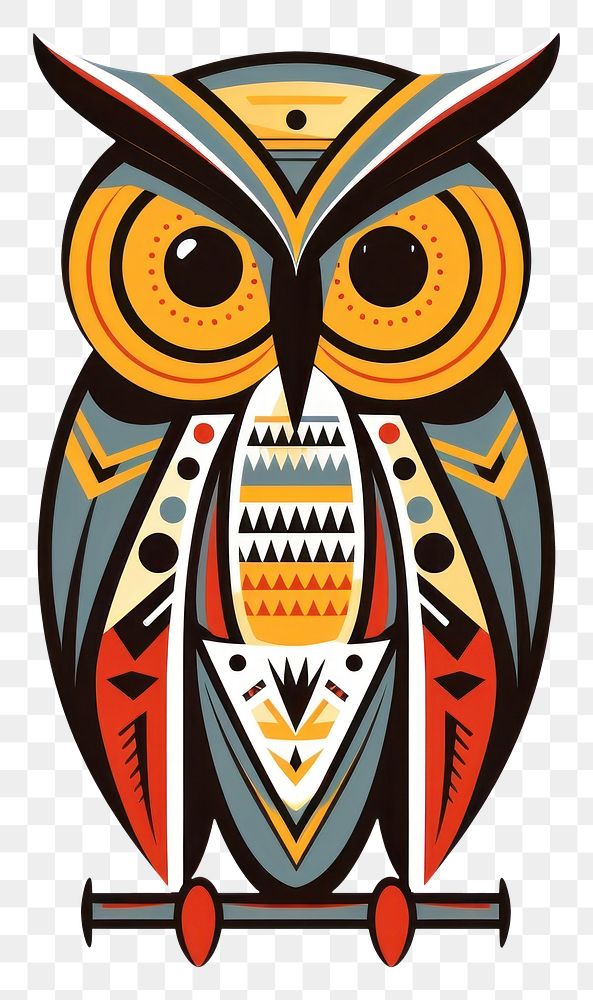 PNG  Vector owl impressionism art architecture emblem.