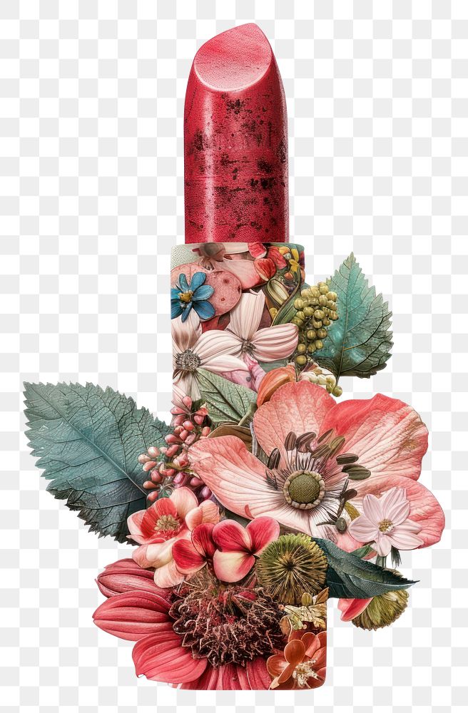 PNG  Flower Collage lipstick flower cosmetics blossom.