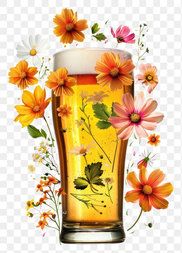 PNG  Flower Collage Beer flower beer asteraceae.