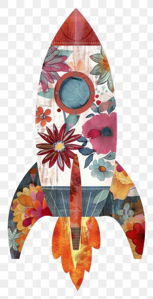 PNG  Flower Collage Rocket recreation outdoors surfing.