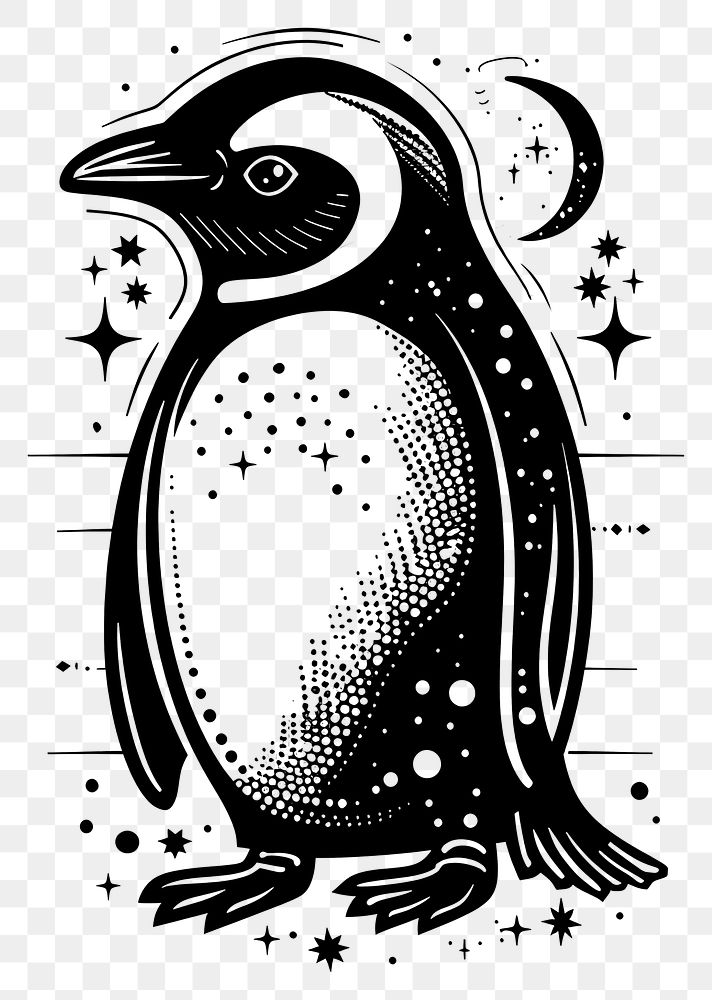 PNG Surreal aesthetic penguin logo appliance animal device.
