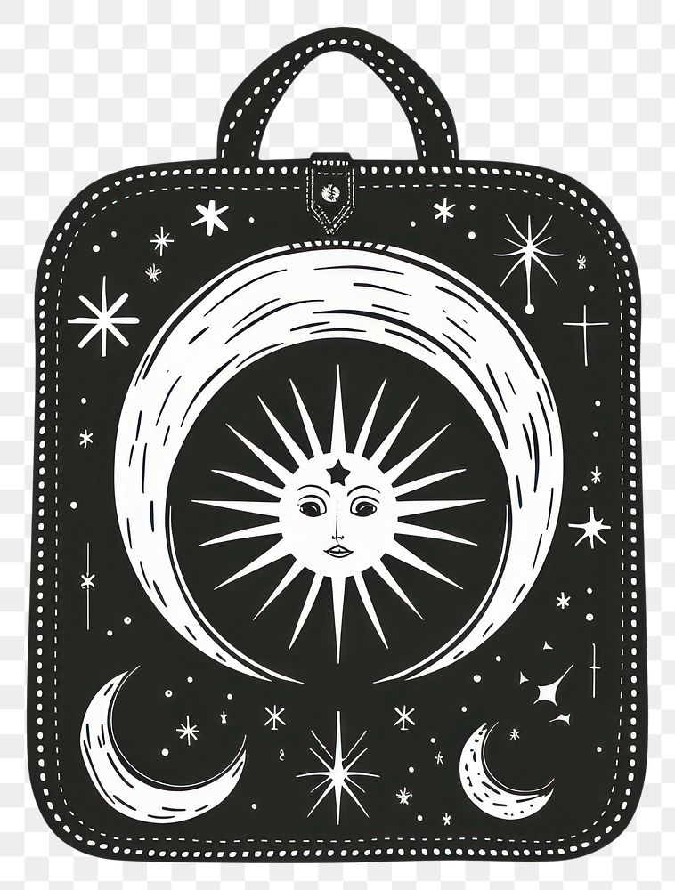 PNG Surreal aesthetic school bag logo dynamite weaponry.