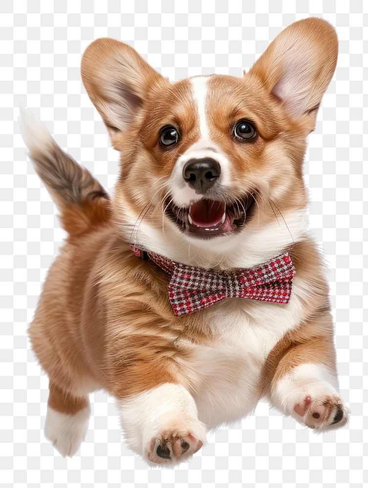 PNG Corgi wearing bow tie accessories accessory animal.