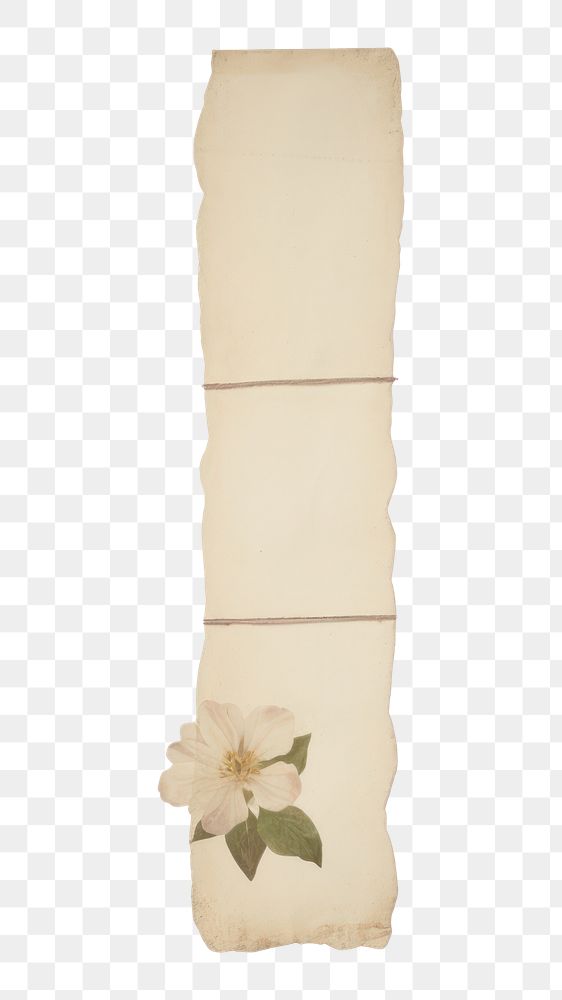 PNG  Moonflower ephemera linen towel text.