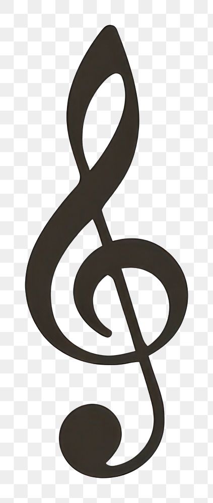 PNG  Music note symbol ampersand alphabet text.