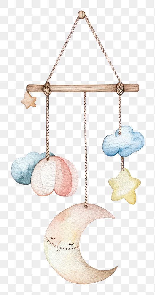 PNG Baby crib mobiles hanging toy invertebrate accessories chandelier.