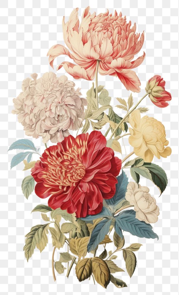 PNG  Flower graphics carnation painting