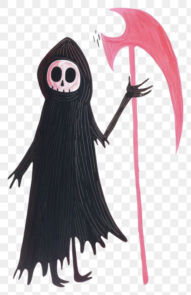 PNG  Grim reaper person clothing weaponry