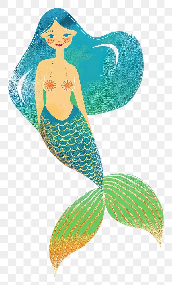 PNG  Little mermaid person clothing swimwear.