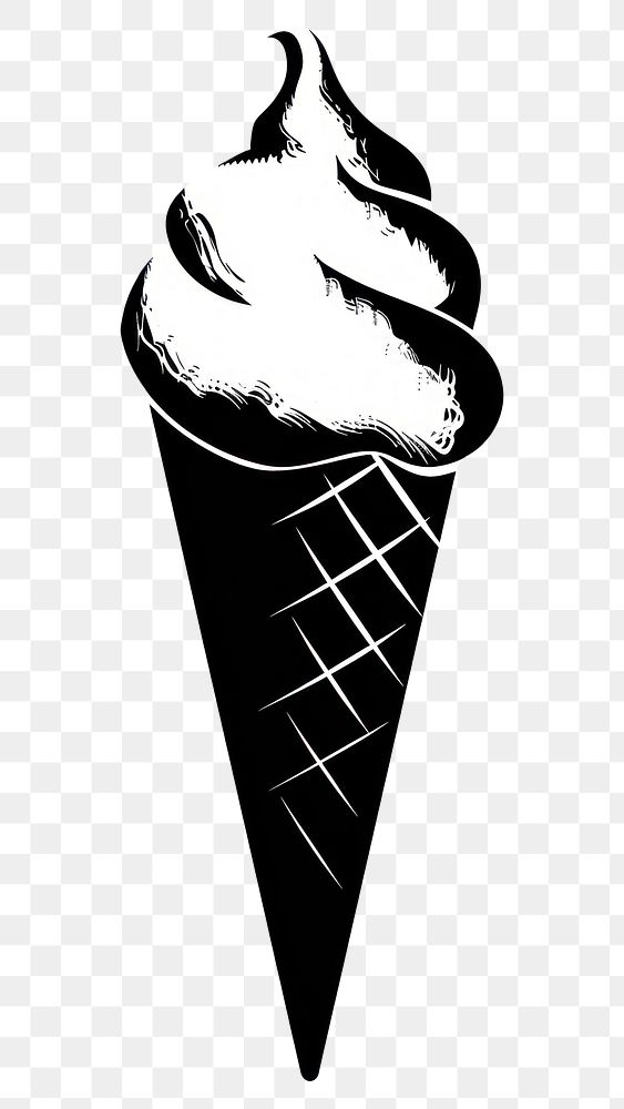 PNG Ice cream silhouette dessert animal creme.