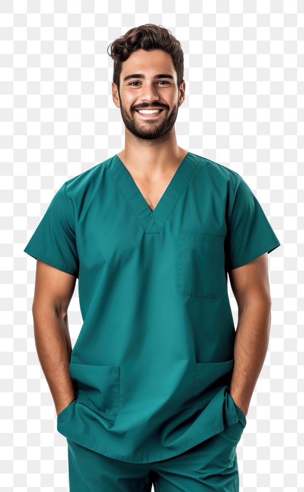 PNG Male nurse clothing apparel t-shirt.