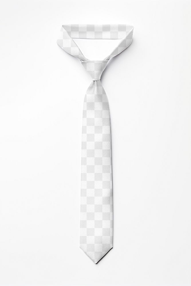 PNG necktie mockup, transparent design