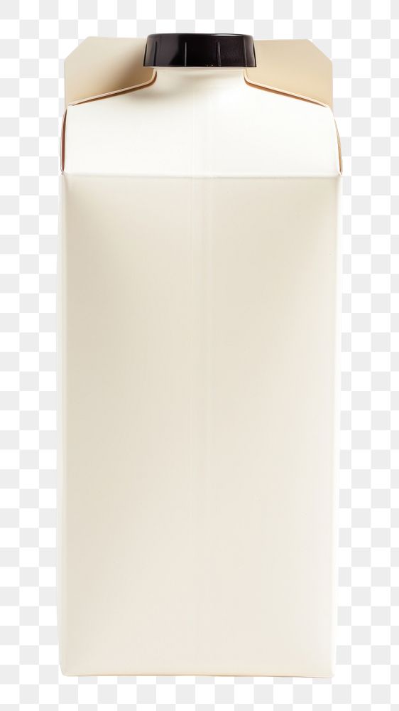 PNG Milk carton box bottle white background rectangle.