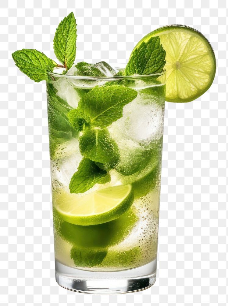 PNG Cocktail mojito lime drink.