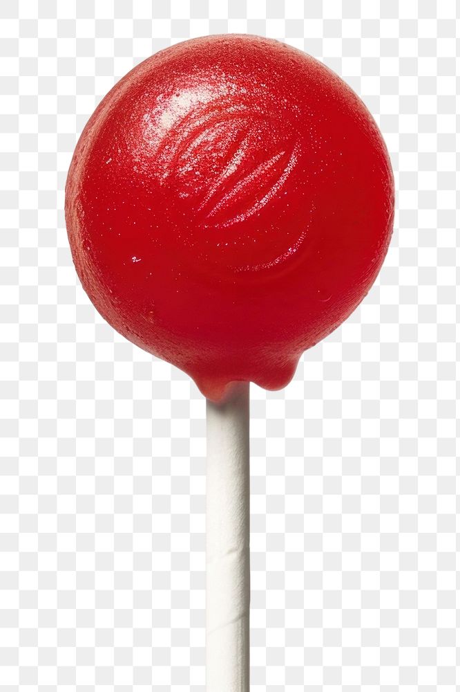 PNG Red lollipop candy food confectionery.