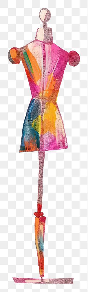 PNG Clothes mannequin white background representation creativity.
