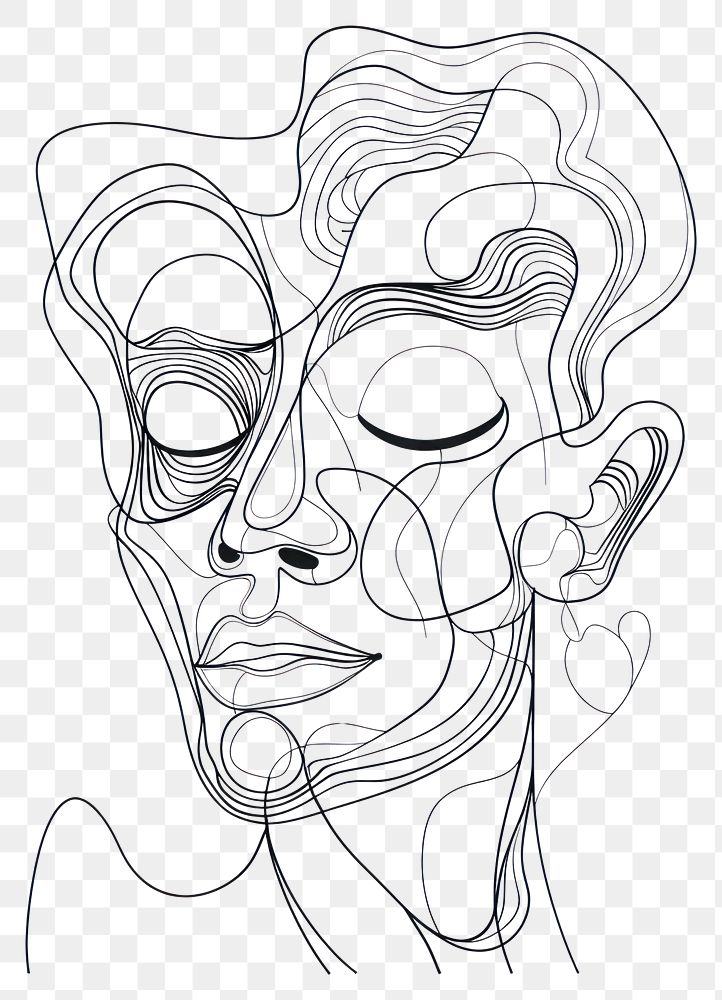 PNG Mental health doodle drawing sketch line.