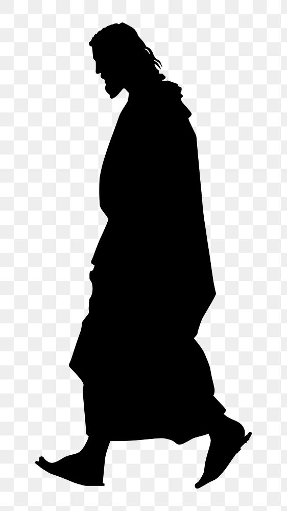 PNG Silhouette person human head.