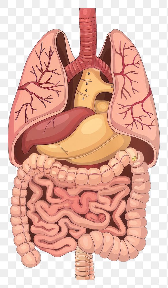PNG Human stomach person torso.
