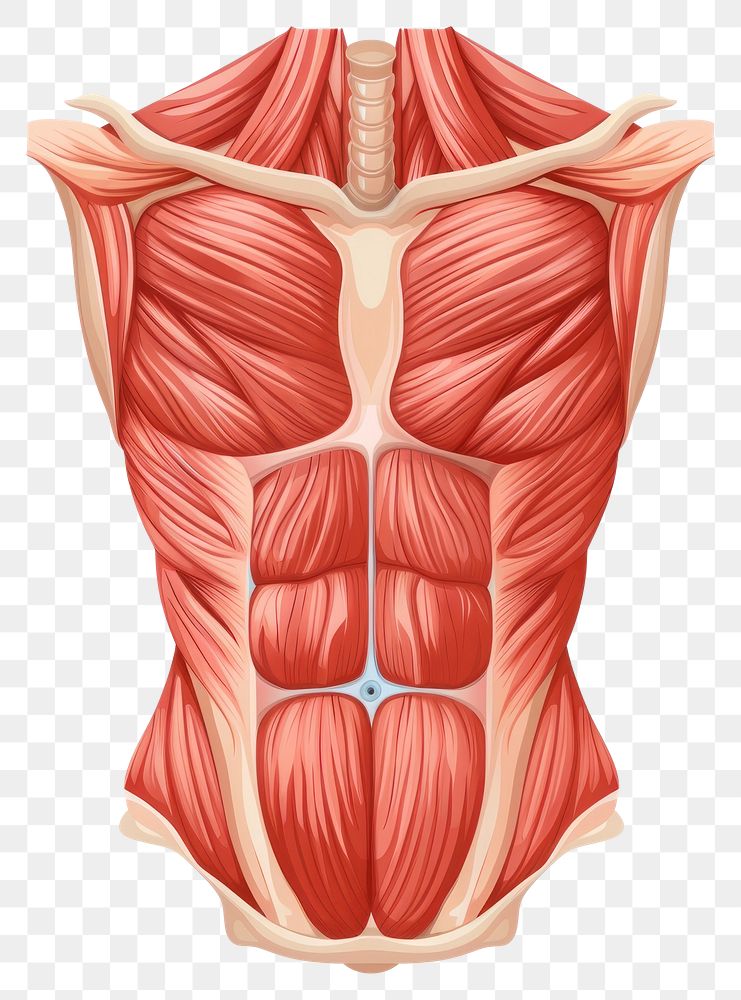 PNG Anterior abdominal muscle icon human person symbol.