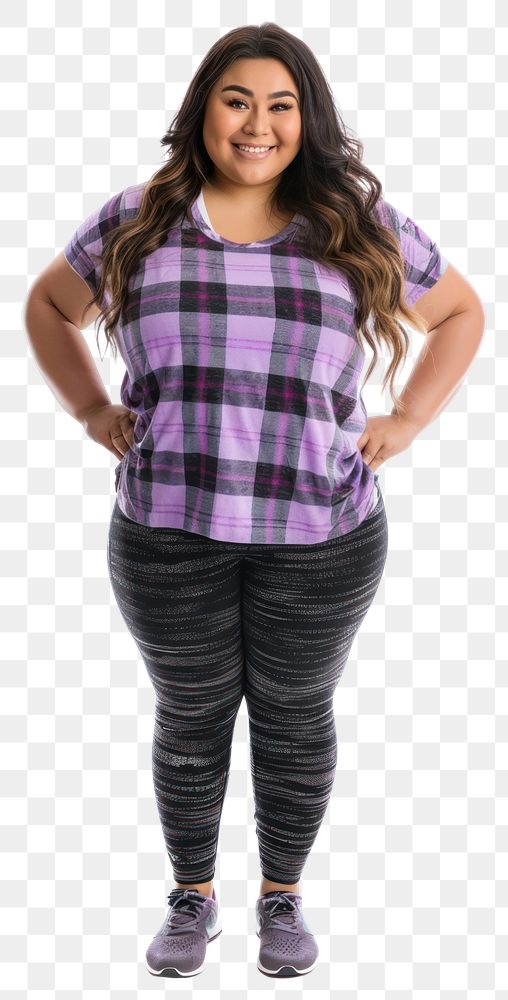 PNG Chubby woman shirt clothing standing.