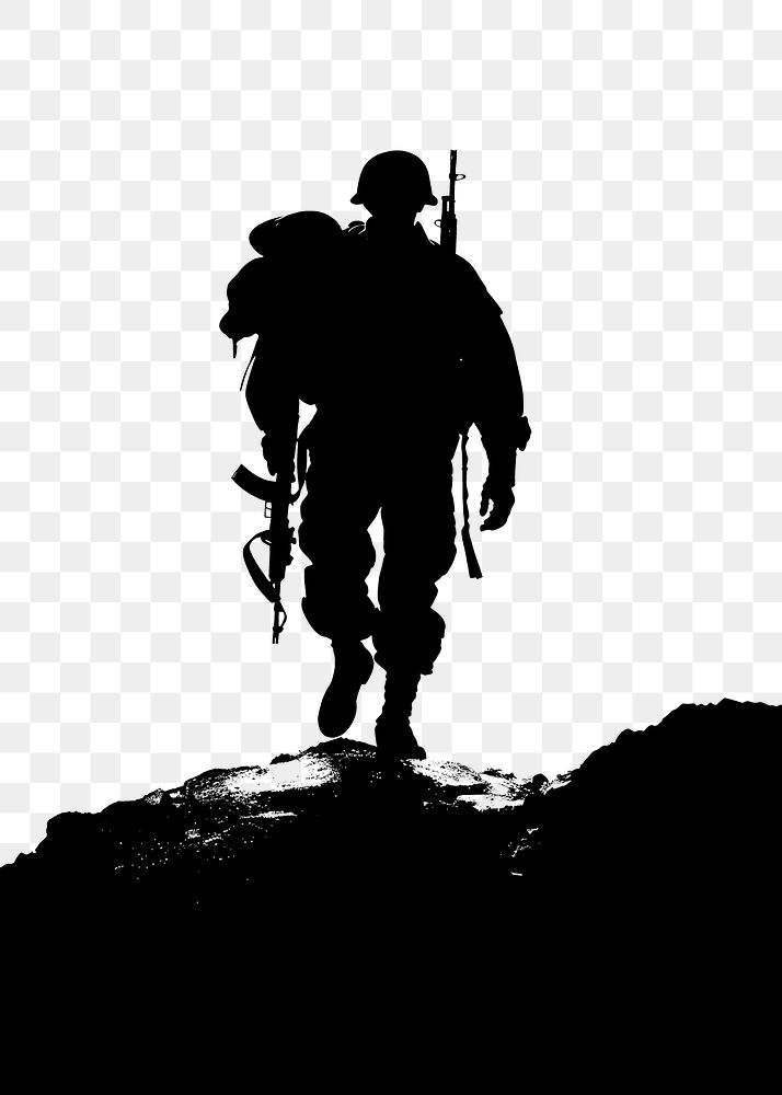 PNG War clip art silhouette adult backlighting