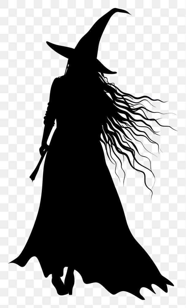 PNG A witch silhouette clip art white background publication creativity.