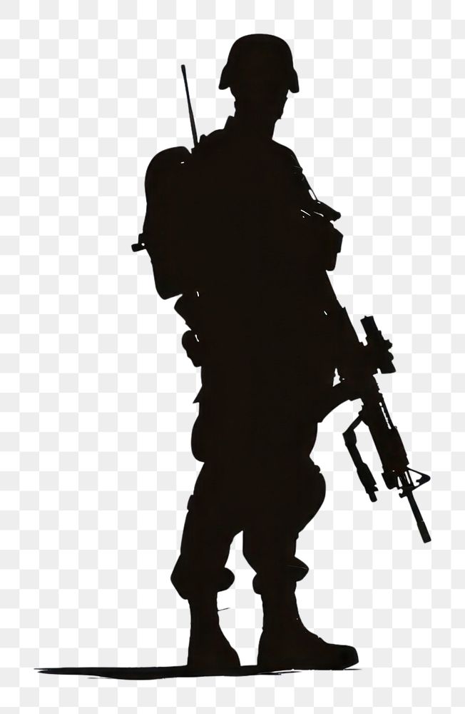 PNG Army toy silhouette clip art weapon adult gun.