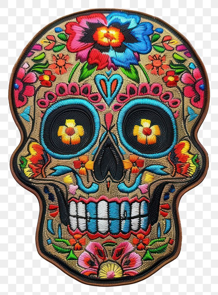PNG Mexico sugar skull confectionery symbol sweets.