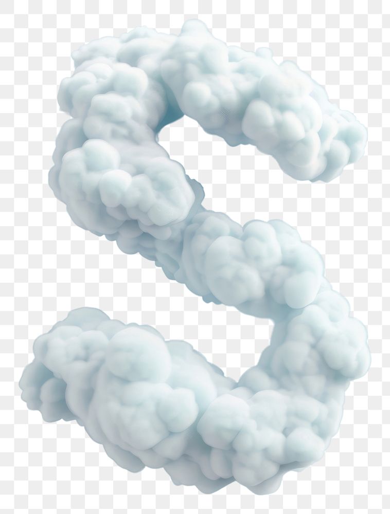 PNG  Letter S cloud outdoors nature