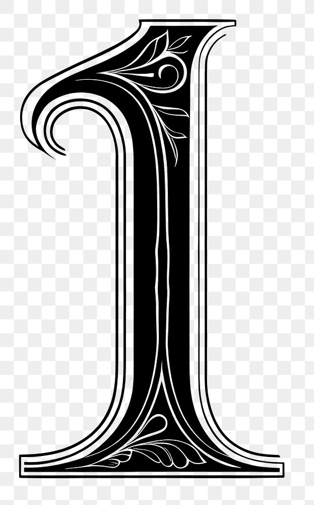 PNG Number 1 alphabet number symbol text