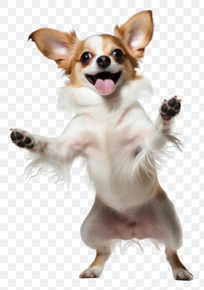 PNG Happy smiling dancing dog mammal animal pet.