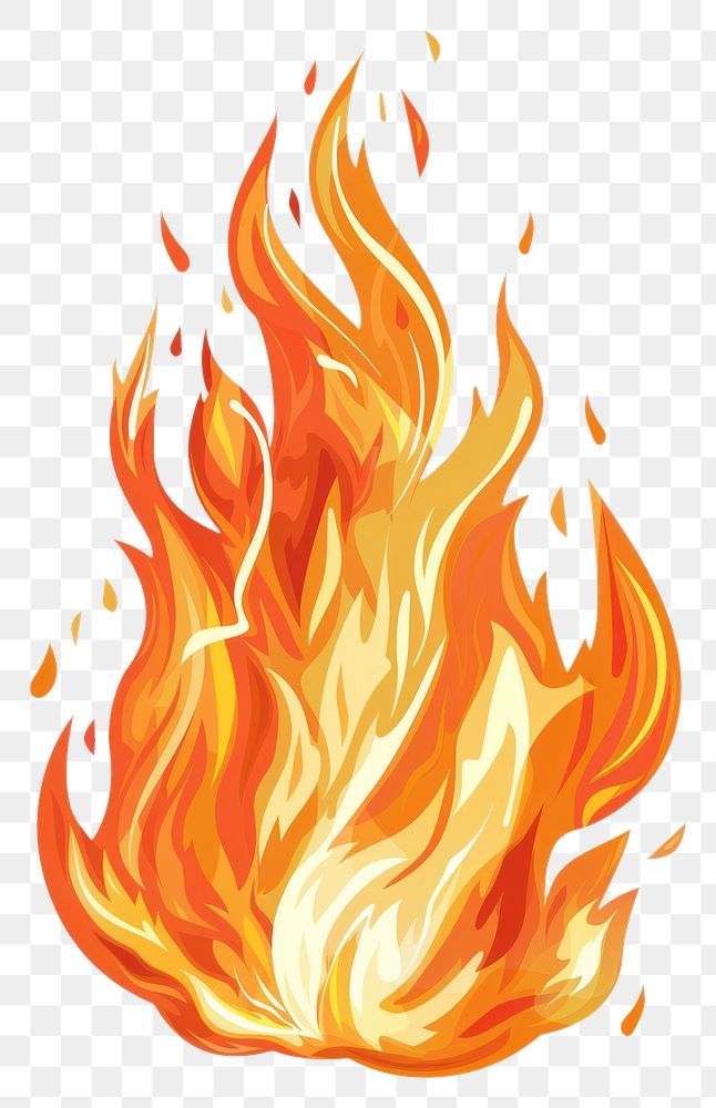 PNG Illustration of fire bonfire explosion fireplace