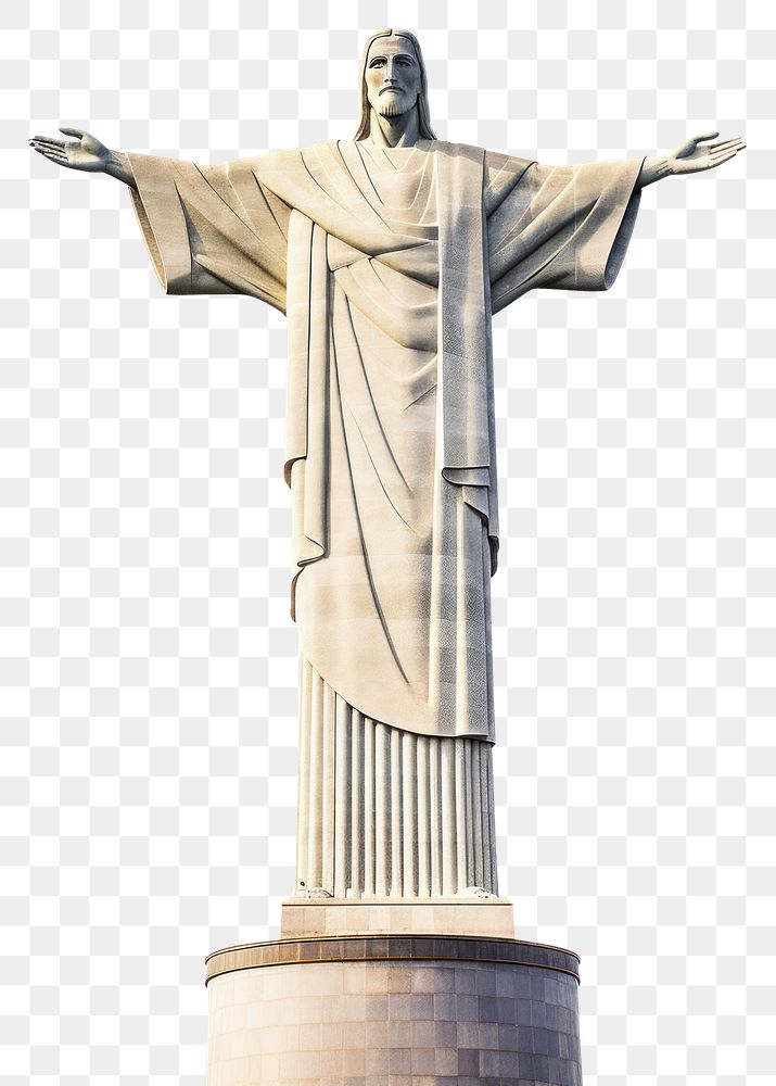 Christ the Redeemer statue of Jesus Christ in Rio de Janeiro sculpture landmark cross.