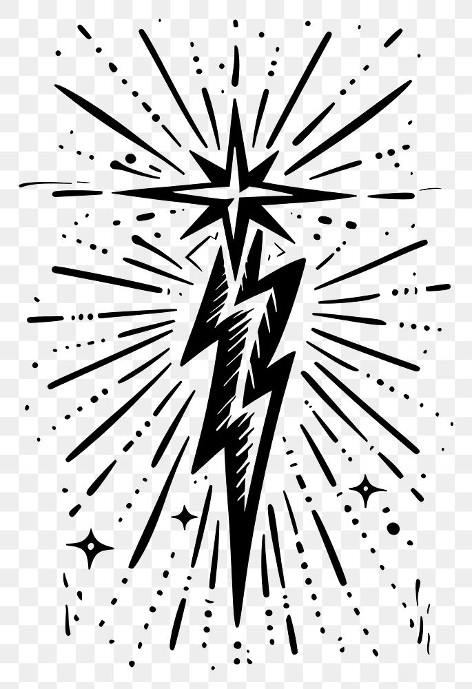 PNG Cicar lightning drawing symbol logo