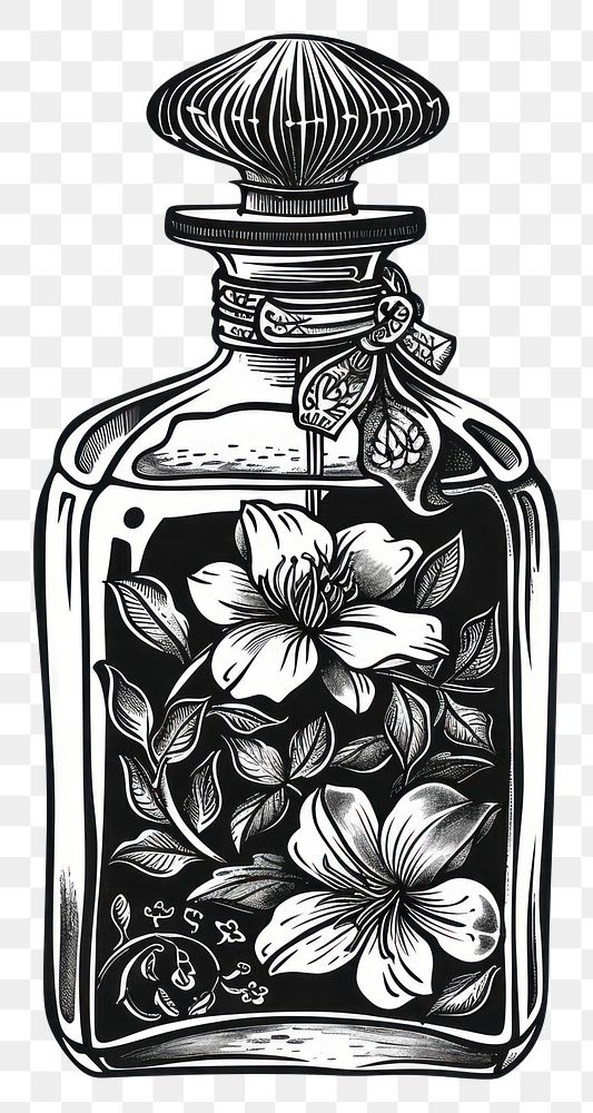 PNG Perfume drawing bottle sketch.