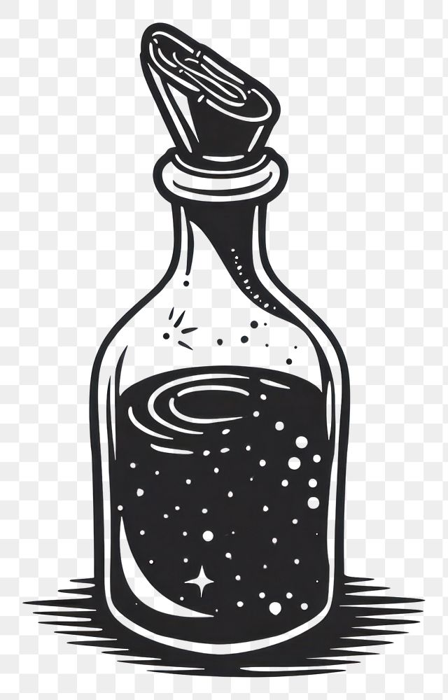 PNG Vinegar drawing bottle drink.