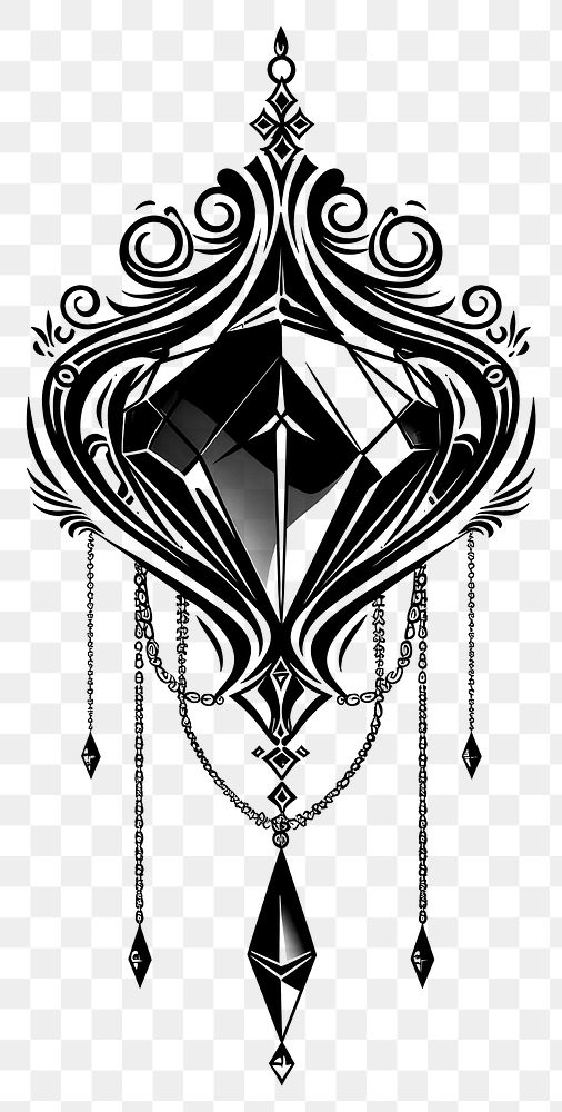 PNG Luxury jewel pendent jewelry drawing architecture.
