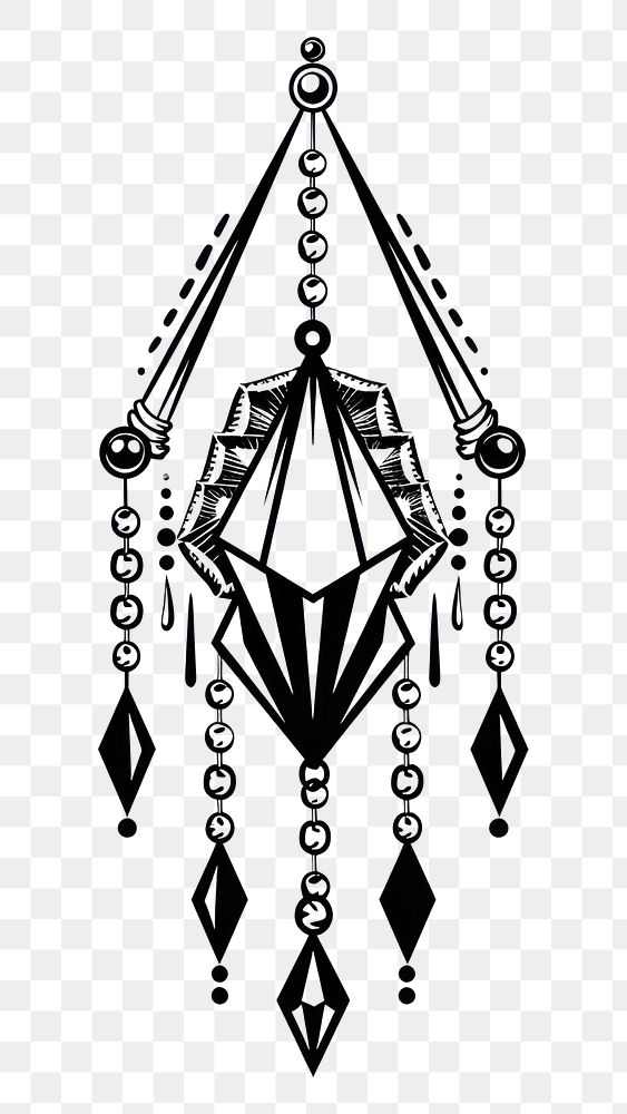 PNG Luxury jewel pendent jewelry drawing logo.
