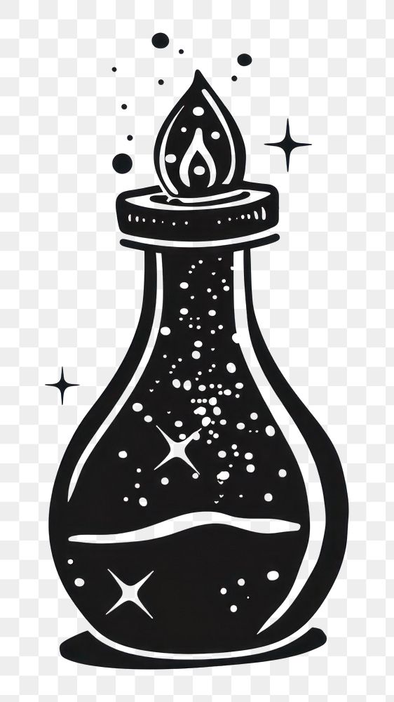 PNG Magic potion tube drawing bottle chemistry.