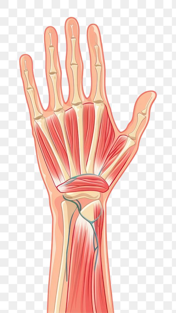 PNG Hand icon medical anatomy white background.