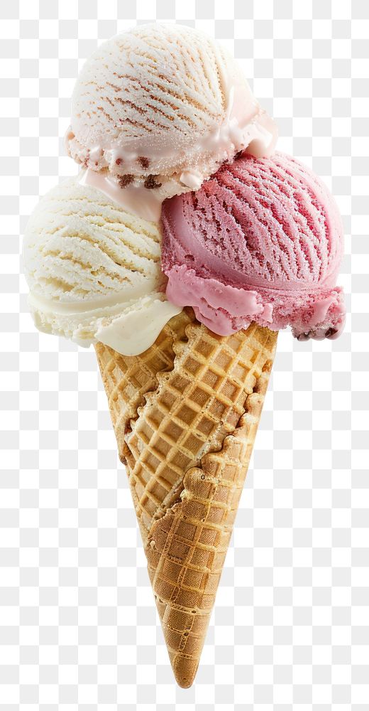 Ice cream cone dessert vanilla food