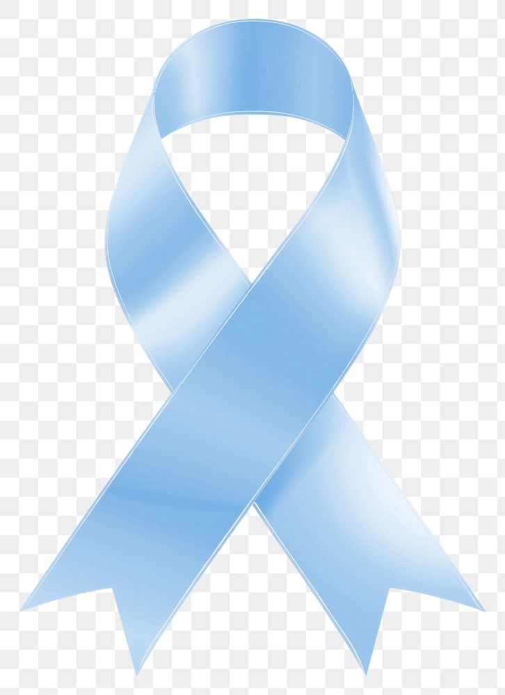 PNG Light blue gradient Ribbon cancer letterbox accessory mailbox.