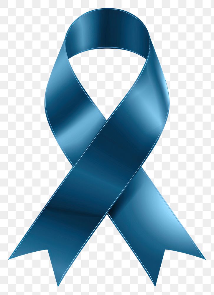 PNG Dark blue gradient Ribbon cancer symbol white background accessories.