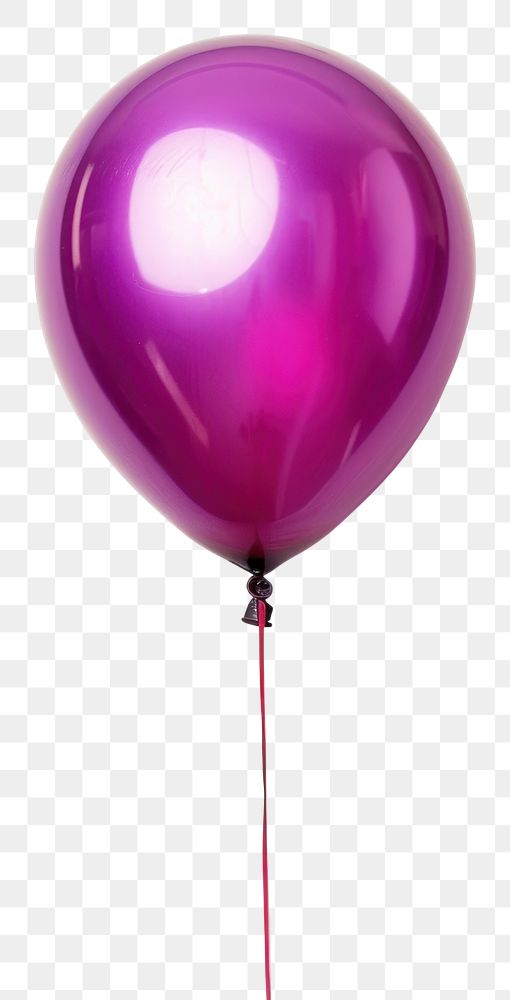 PNG Purple balloon anniversary celebration birthday.