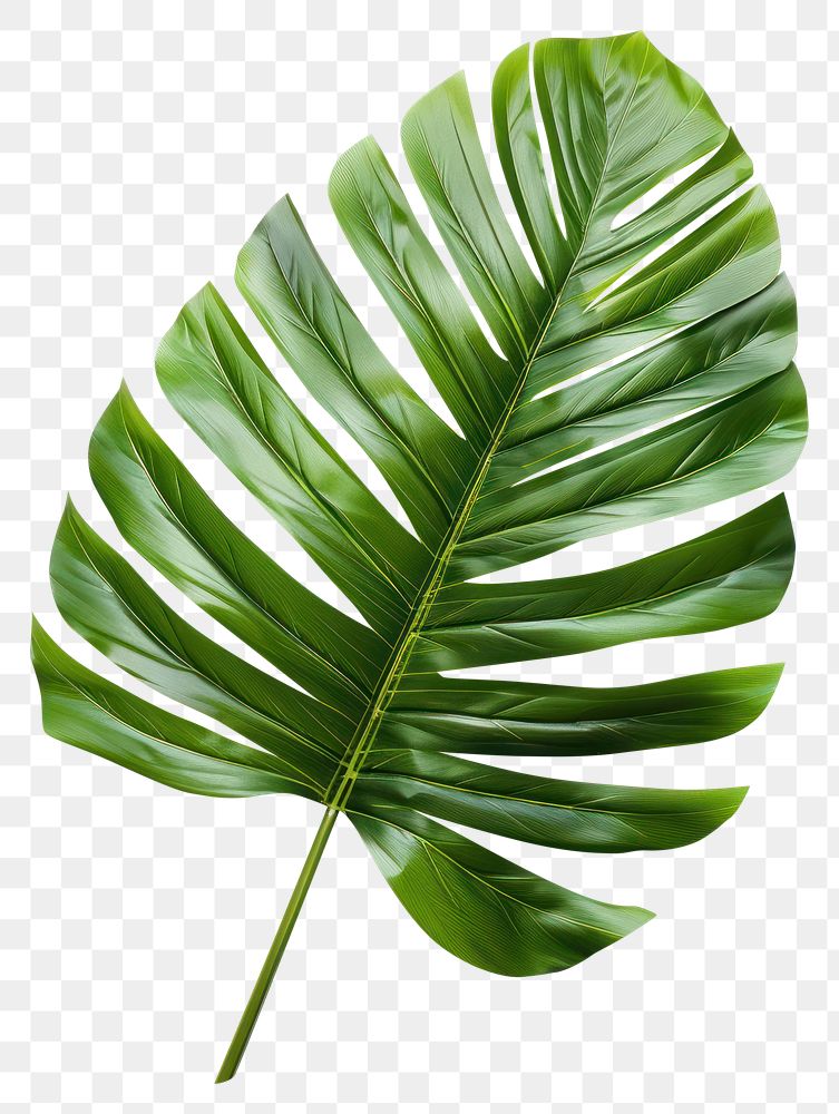 PNG Tropical leave plant leaf white background.